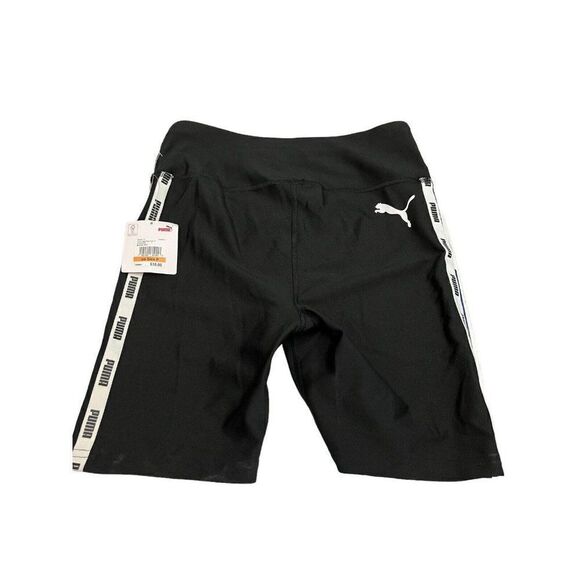Puma Bike Tights Womens Small Black Micro Tape Yoga Gym Training Activewear NWT - Picture 2 of 4